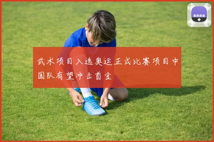 武术项目入选奥运正式比赛项目中国队有望冲击首金